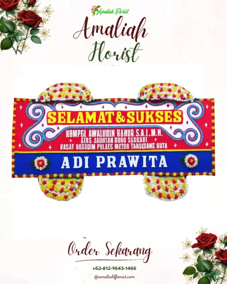 Papan Bunga Ucapan Selamat Kapungan
